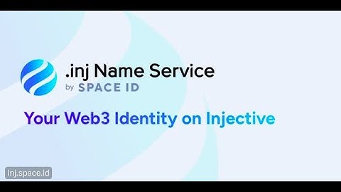 How to get a designated .inj domain name powered by Space.ID