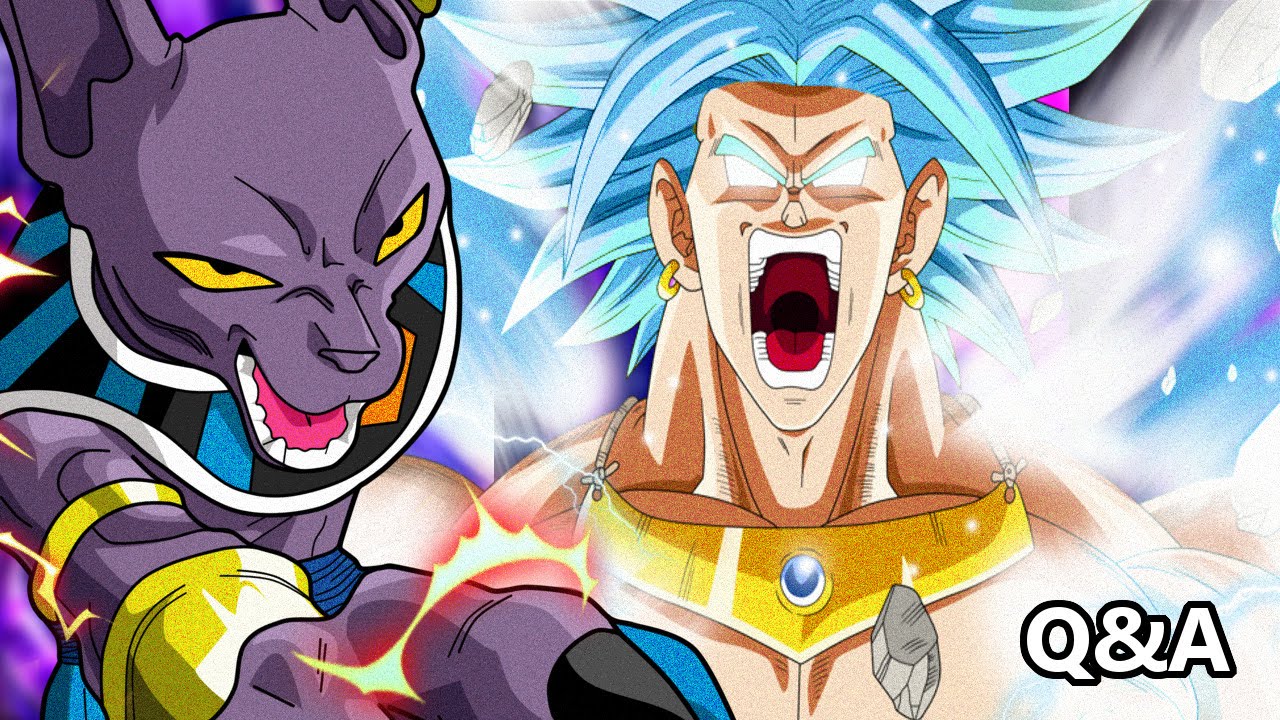 Broly SSJ Blue Hair vs Beerus - wide 3