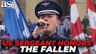 A Sergeant's Voice HONORS the FALLEN with the Most MOVING US ANTHEM of Memorial Weekend