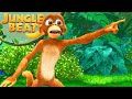 Look! A Distraction! | The Lawn | Jungle Beat: Munki &amp; Trunk | Kids Animation 2023