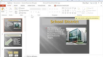 PowerPoint 2013 Work Together on the Same Presentation in the Browser