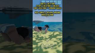 DAVE – DAILY QUEST – RED CORALS LOCATION IN MAKO MAGIC 2 | ROBLOX | discord.gg/makomagic