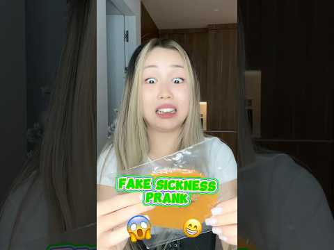 FAKE SICKNESS PRANK Shorts Iribabyworld Prank