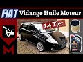 Vidange Moteur et remplacer Filtre a Huile Fiat Grande Punto 1.4 Tjet et Alfa Romeo - Meca Maniaque