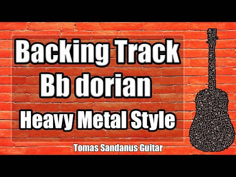 bb-dorian-backing-track---b-flat---heavy-metal-guitar-jam-backtrack