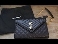 SAINT LAURENT TRIQUILT MEDIUM ENVELOPE BAG REVIEW