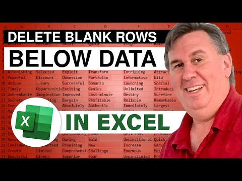 How To Delete Blank Rows At Bottom Of Excel - 2436