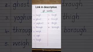 gh words