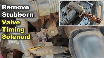 How to Remove Stuck Solenoid Valve / Stubborn Valve Timing Solenoid Removal