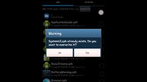 How to Replace SystemUI APK just 98 seconds.
