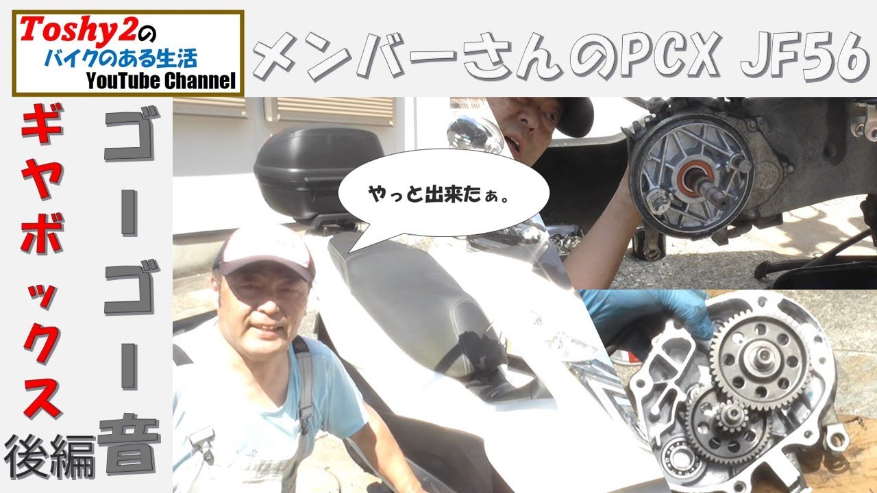 686 Member's PCX JF56, rumbling noise from rear, gearbox bearing