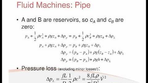 Revision Lecture Part 6 - Fluid Machines