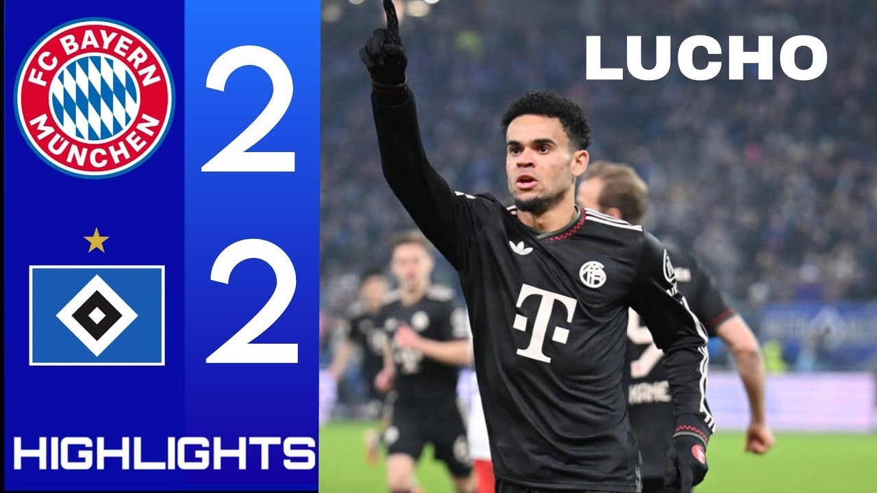 Hamburg vs Bayern München 2-2 Highlights 2026