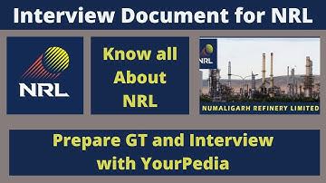 Interview Document for NRL | Prepare GT and Interview with Yourpedia | NRL Interview Preparation