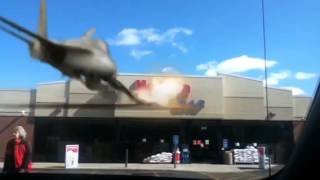 HYVEE Gas gets malled by a plane