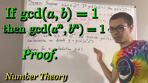 Prove if gcd(a,b) = 1 then gcd(a^n,b^n) = 1 [ILIEKMATHPHYSICS]