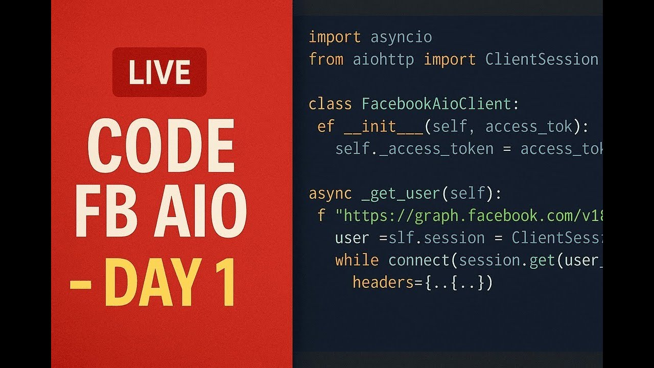 Live Code - Day 1 - FB AIO extension - YouTube