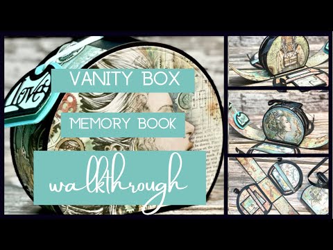 Tonic Studios Vanity Box Memory Book Walkthrough