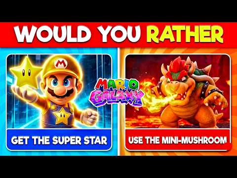 Choose Your Favorite Super Mario Galaxy Character & Item! 🌟
