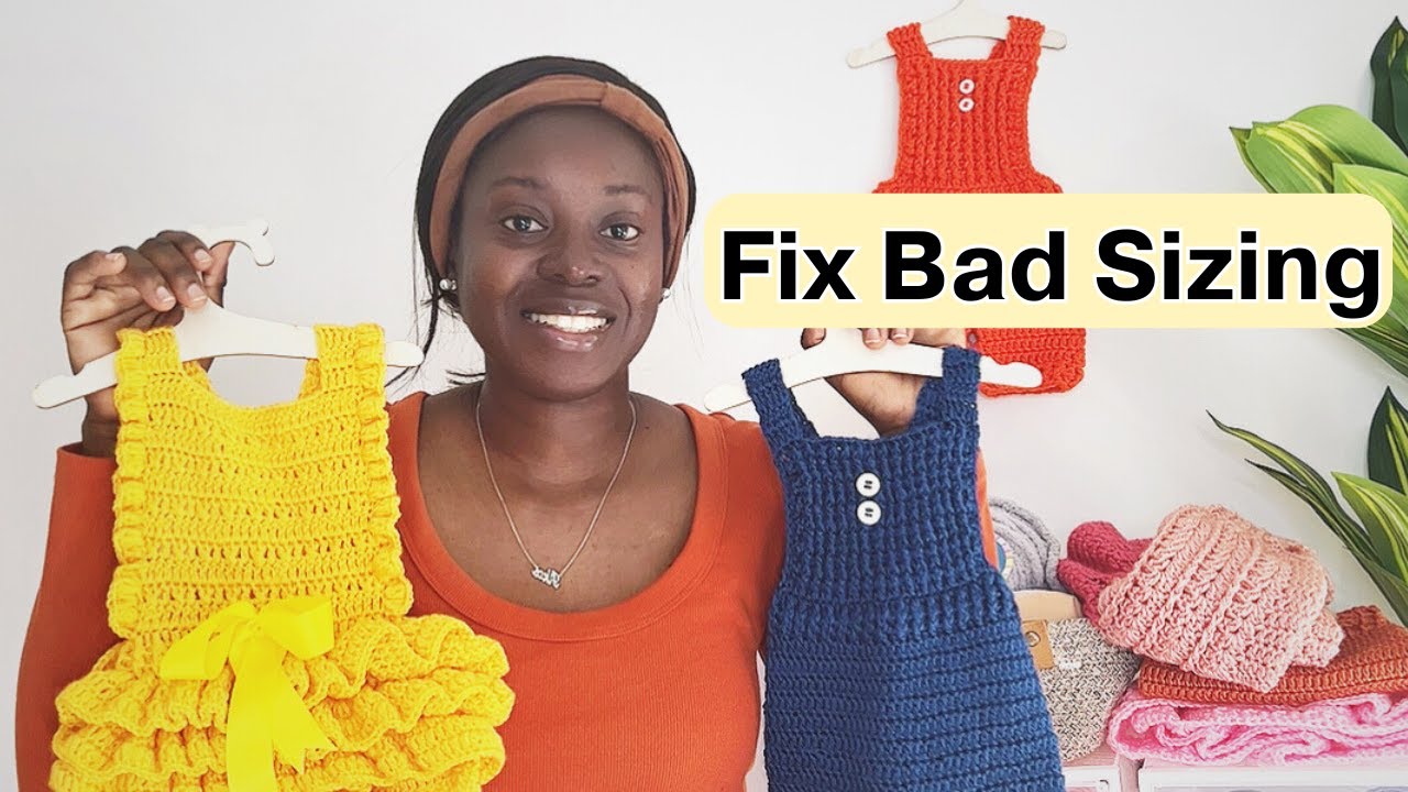Make Crochet Baby Clothes That Actually Fit | Easy Beginner Hack.