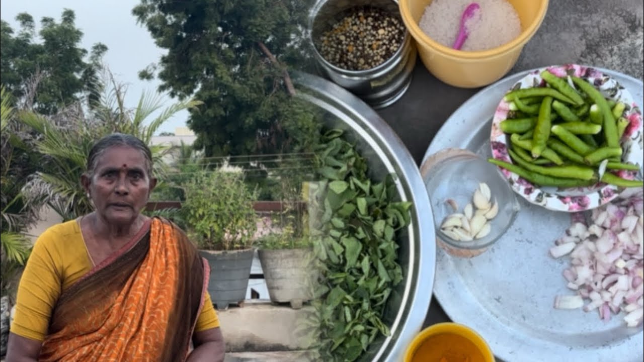 మా నాన్నమ్మ చేతి గోంగూర పచ్చి కారం చాలా రుచి గా ఉంటుంది ఒకసారి ఇలా చేయండి#village style#bammavantalu