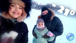 Зимние приключения в  -21❄😅 Планы на дачу, кухня👌[РОСТЯН]