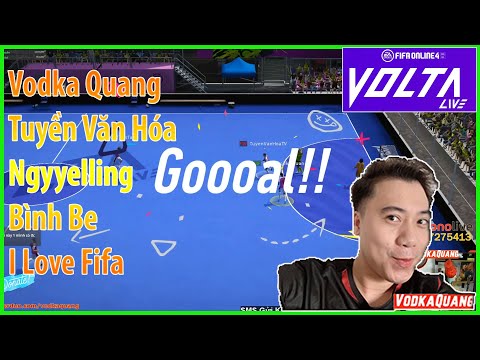 Vodka Quang | Quẩy VOLTA LIVE cùng anh em Streamer - Bóng đá đường phố Fifa Online 4