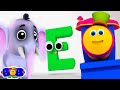 Letter E Song, Learn Alphabets for Babies, Cartoon Videos by Bob The Train