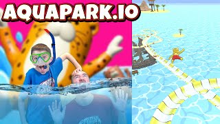 Aquapark.io Gameplay and Review (iOS and Android Mobile Game) screenshot 1