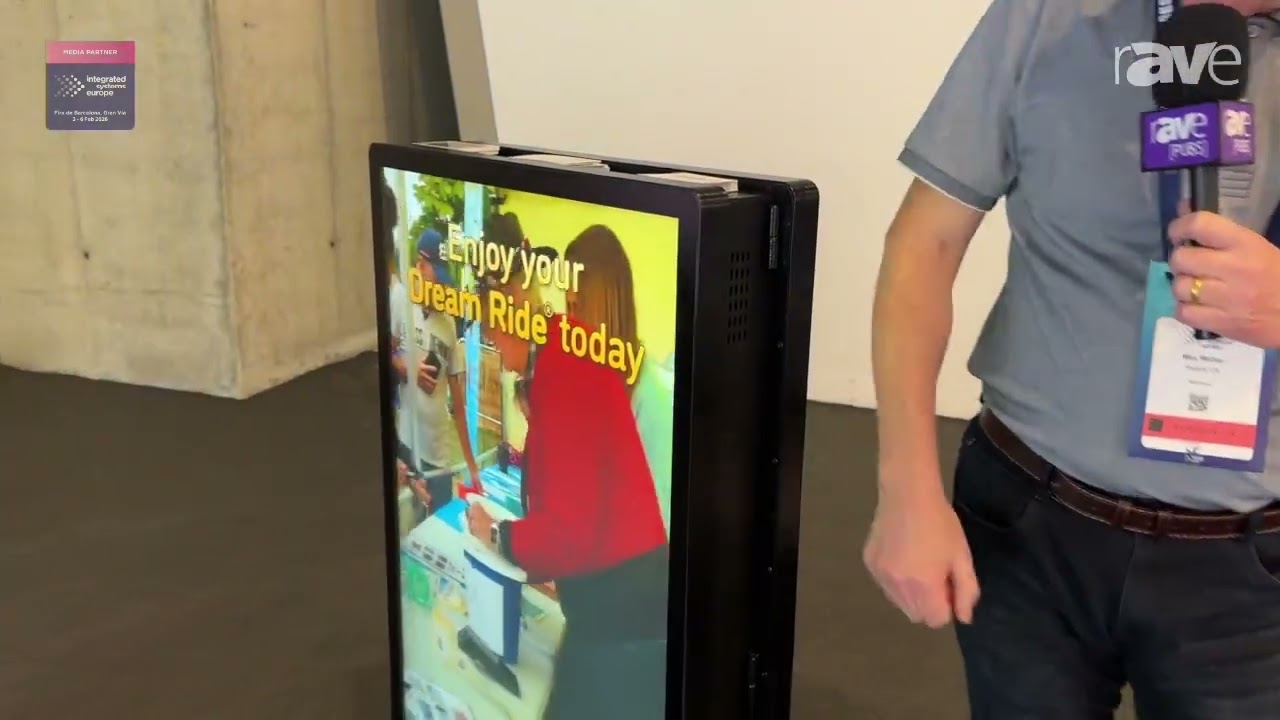 ISE 2026: Swedx UK Shows Off IP66 Dual-Sided Outdoor LCD Display