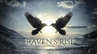 Over Seas Of Ice And White  Ravens Rise    