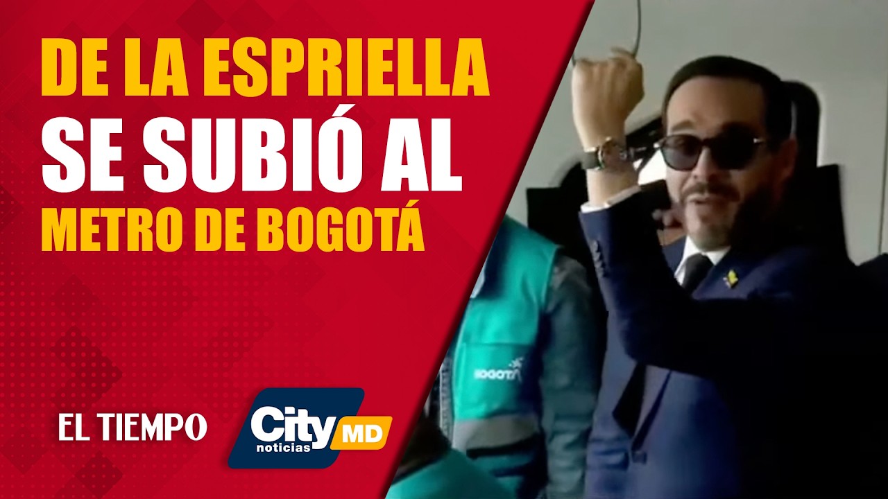 #CityNoticiasMD , 2 de septiembre: Abelardo De La Espriella se subió al metro de Bogotá | EL TIEMPO
