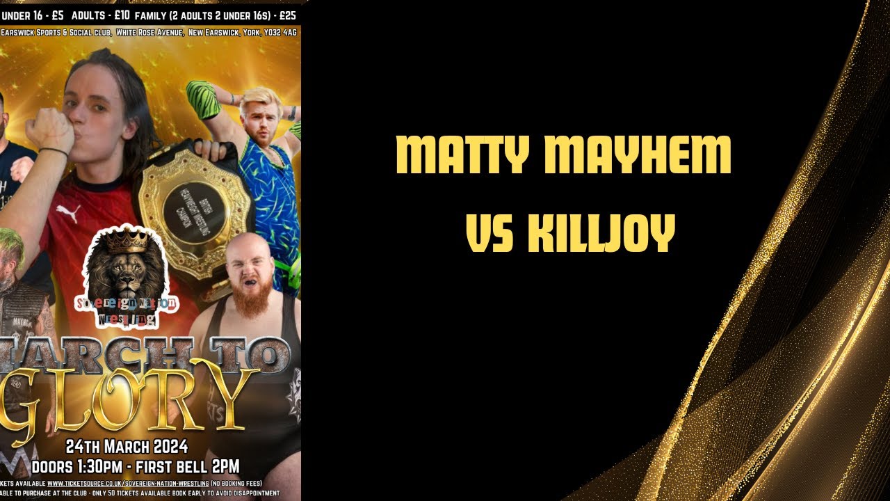 MATTY MAYHEM VS KILLJOY ... - COMING SOON - YouTube