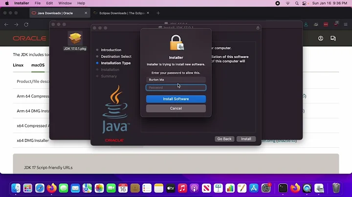 Installing JDK17 on MacOS