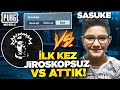 SASUKE İLE İLK KEZ 🔥😱JİROSKOPSUZ VS ATIK! / ÇOK ZOR OLDU ‼️/ PUBG Mobile