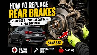 Hyundai Santa Fe Brake Replacement (2019-2023) | A DIY Tutorial