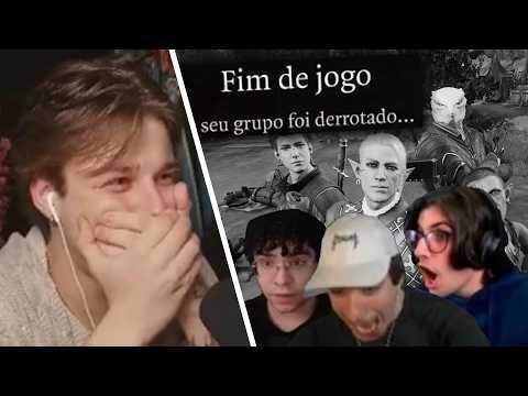deu TUDO ERRADO na nossa CAMPANHA RP de BALDUR's GATE 💀 dia 2