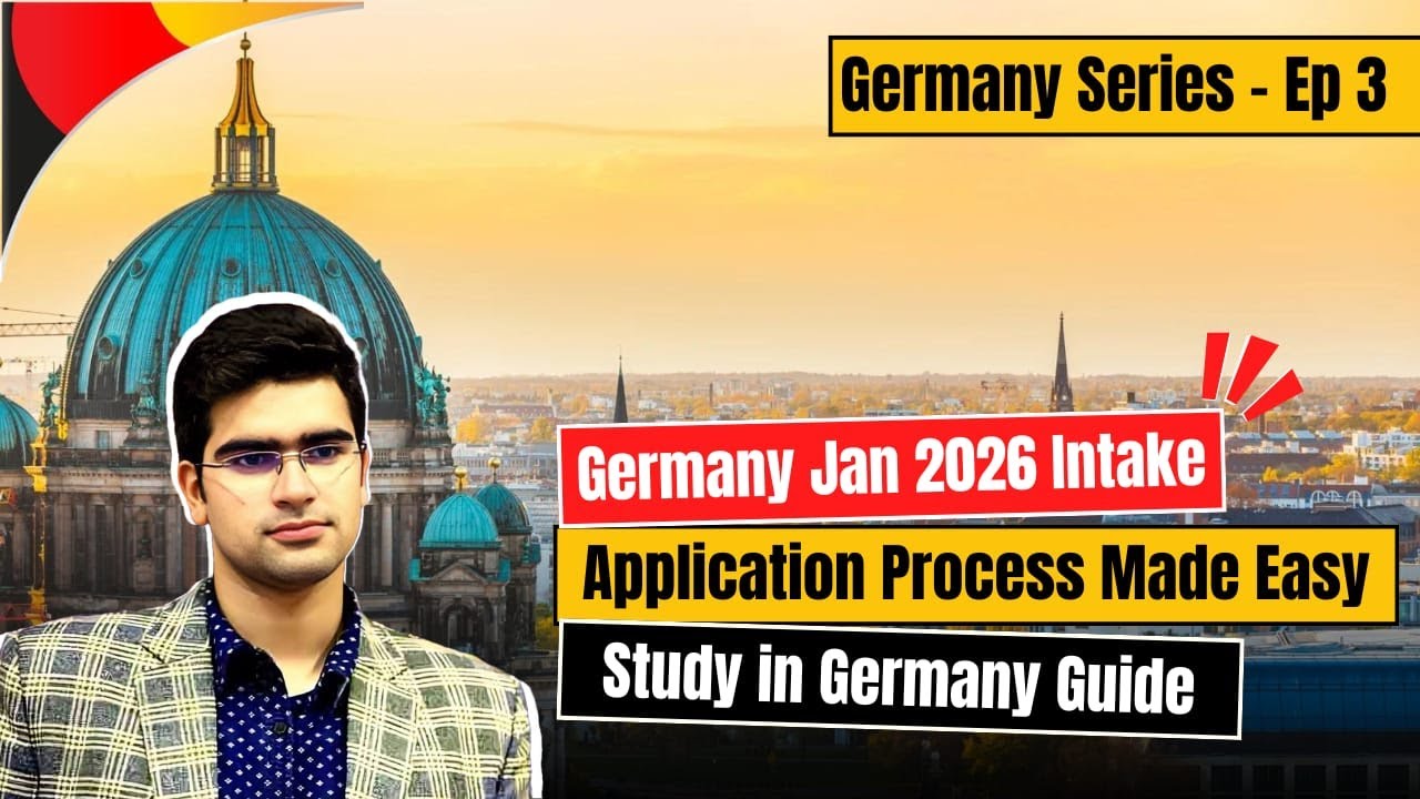 Germany Jan 2026 Intake | Ep.3 Application Process Made Easy | Study in Germany Guide
