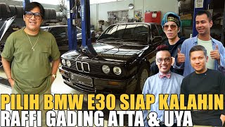 RAFFI, GADING, ATTA, UYA GAK ADA APA APANYA.. ANDRE PILIH MODIF BMW E30 PASTI MENANG
