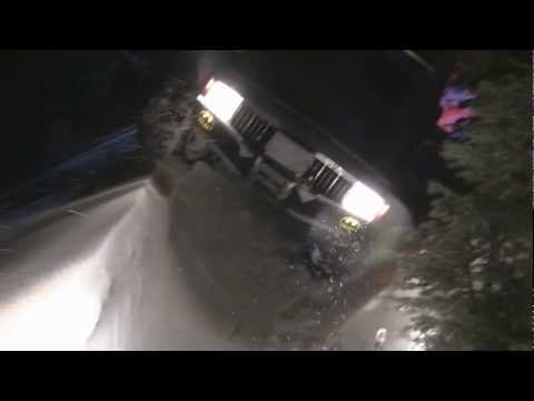 Snow Wheeling at Night.wmv