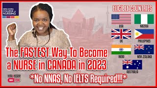 BECOME A REGISTERED NURSE IN NOVASCOTIA: Nova Scotia Expedited Licensing Pathway For Foreign Nurses
