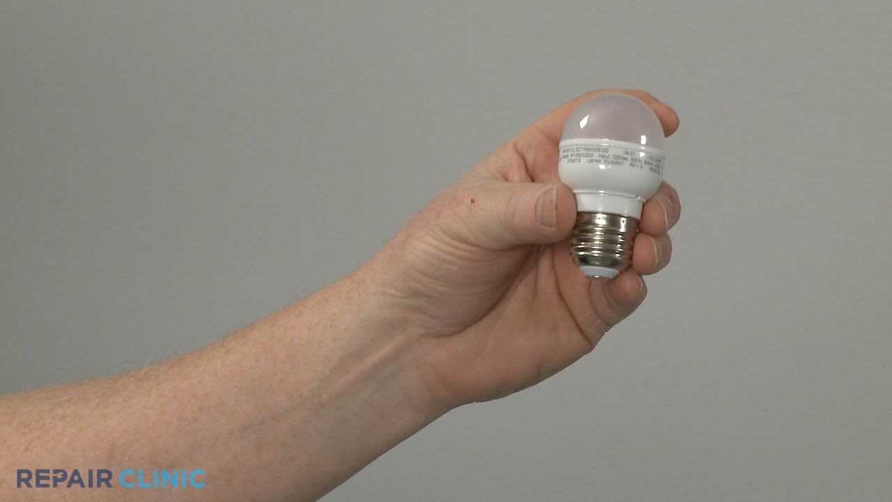 how to change fridge light bulb  refrigerator light replacement