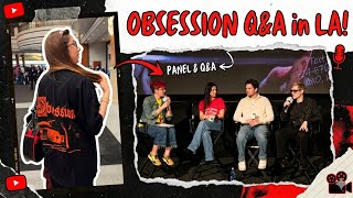 🎬🍿🩸 OBSESSION Q&A in LA opening day !! At the Grove! 🎬🩸🍿