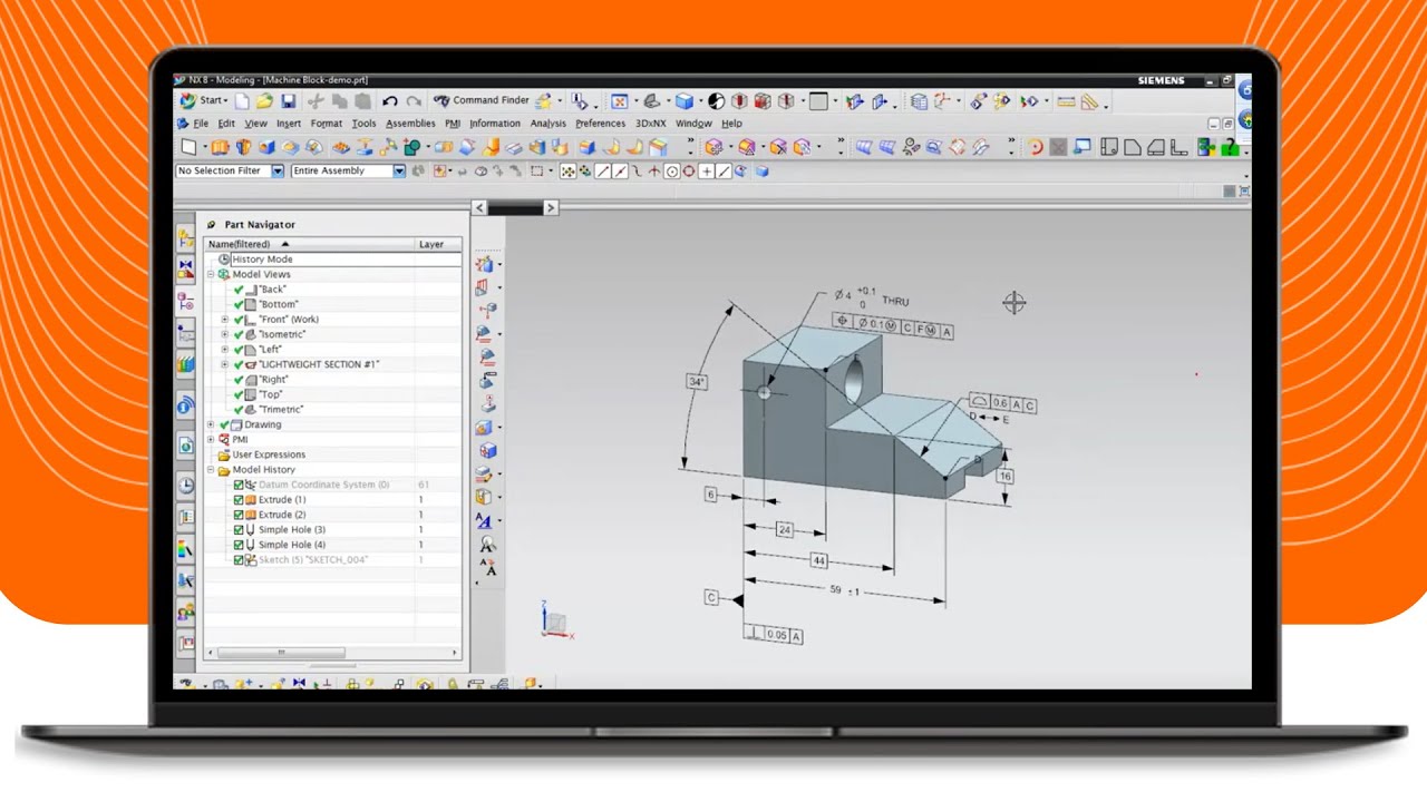 How to Use NX CAD PMI Tools? - Tutorial - PROLIM Lunch Bytes - YouTube