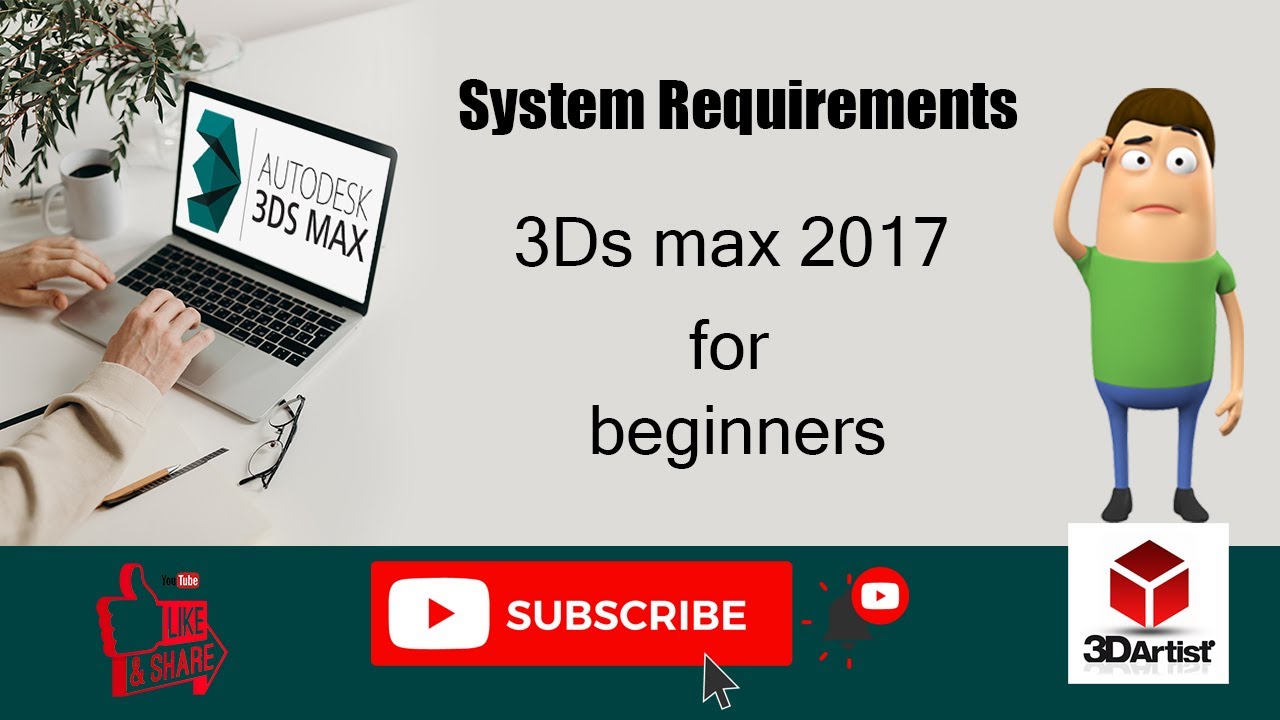 anker Vent et øjeblik Gå en tur System Requirement for 3Ds max 2017 with vray 3.6 - System Requirements for 3D  max 2020 - YouTube