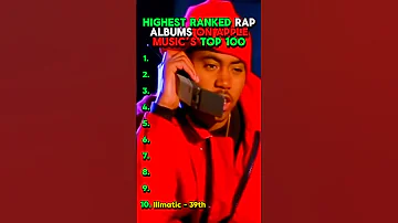 The Highest Ranked Rap Albums on Apple Music’s Top 100 #nas #illmatic #kendricklamar #kanyewest