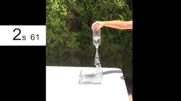 New Experiment to empty a bottle the fastest way #science #shorts #magic