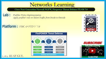 11 Cisco NGFW Firepower Threat Defense FTD 7 0 | Prefilter Policy Implementation Part 2