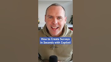 How to use Copilot in Microsoft Forms for Surveys in Seconds!