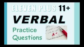 11+ (Eleven Plus) Verbal Reasoning Practice Questions - How to Pass 11+ screenshot 3